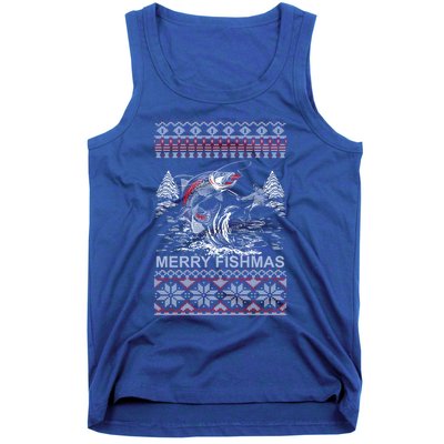 Merry Fishmas Gift Tank Top