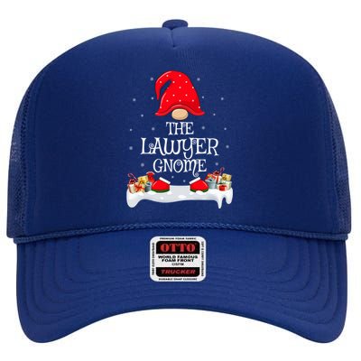 Matching Family Group The Lawyer Gnome Christmas Funny Gift High Crown Mesh Back Trucker Hat