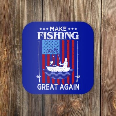 Make Fishing Great Again Cute Gift Coaster