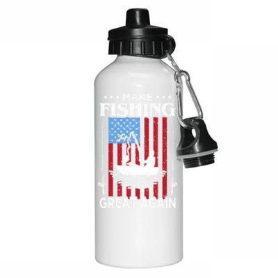 Make Fishing Great Again Cute Gift Aluminum Water Bottle 