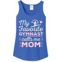 My Favorite Gymnast Calls Me Mom Gymnastic Lover Gift Ladies Essential Tank