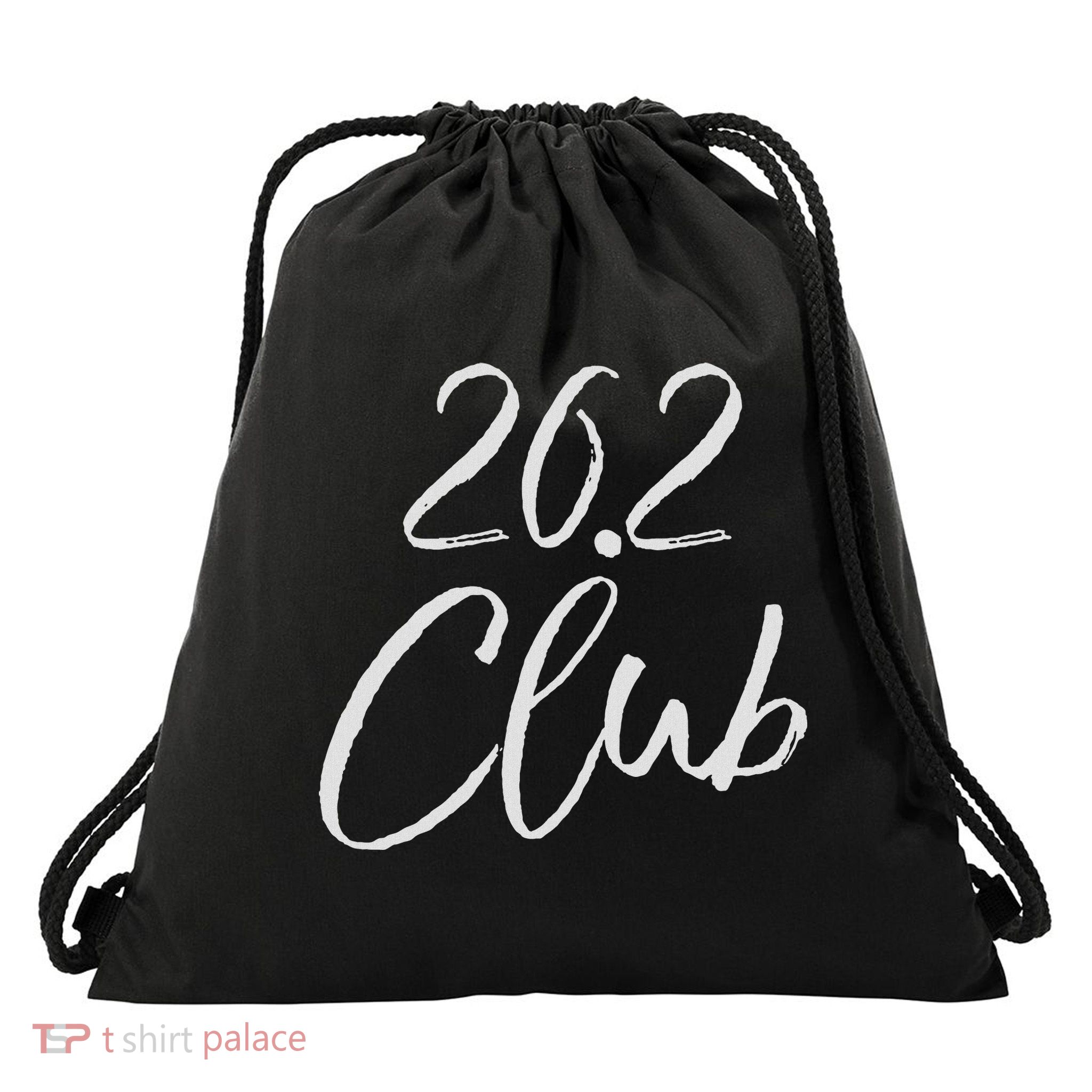 Marathon Finisher Gift For Runners Running Gear 26.2 Club Drawstring Bag