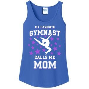 My Favorite Gymnast Calls Me Mom Gift Gymnastics Mom Gift Ladies Essential Tank