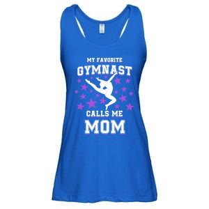 My Favorite Gymnast Calls Me Mom Gift Gymnastics Mom Gift Ladies Essential Flowy Tank