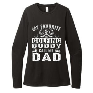 My Favorite Golfing Buddies Call Me Dad FatherS Day Gift Womens CVC Long Sleeve Shirt