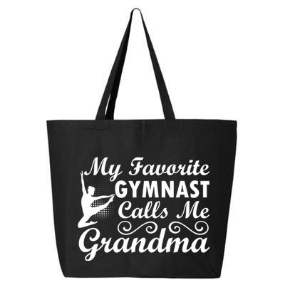 My Favorite Gymnast Calls Me Grandma Gymnastic Dog Lover Gift 25L Jumbo Tote