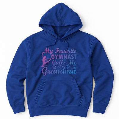 My Favorite Gymnast Calls Me Grandma Gymnastic Dog Lover Gift Hoodie