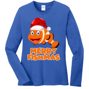 Merry Fishmas Gift Ladies Long Sleeve Shirt