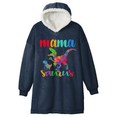 Mamasaurus Family Gift Cool Gift Hooded Wearable Blanket