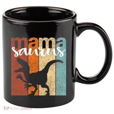 Mamasaurus Family Gift Vintage Gift 11oz C Handle Ceramic Mug