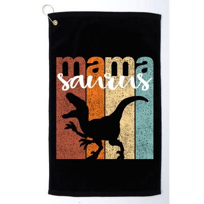 Mamasaurus Family Gift Vintage Gift Golf Towel