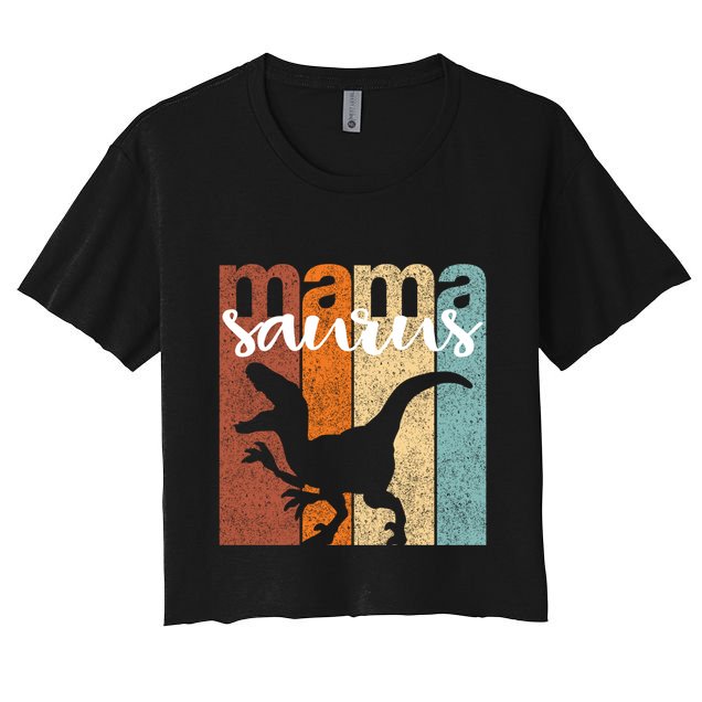 Mamasaurus Family Gift Vintage Gift Crop Top
