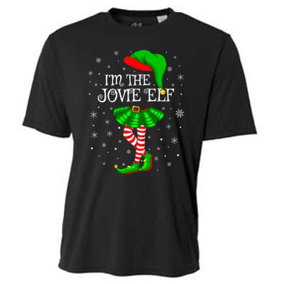 Matching Family Group I'm The Jovie Elf Christmas Cooling Performance Crew T-Shirt