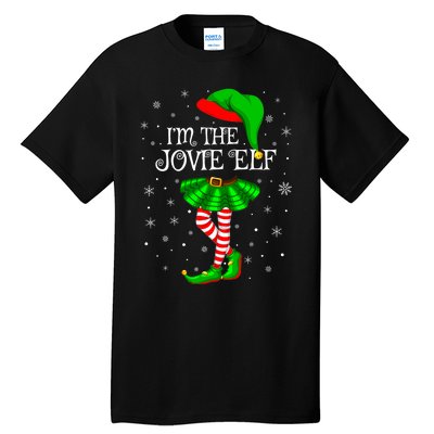 Matching Family Group I'm The Jovie Elf Christmas Tall T-Shirt