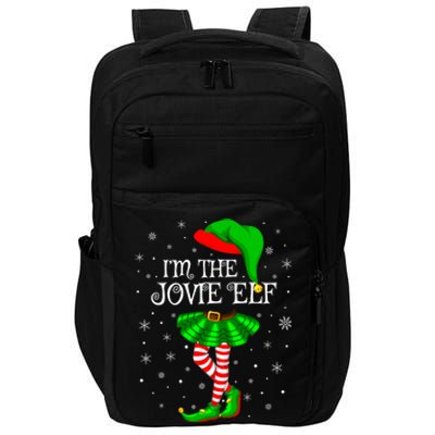 Matching Family Group I'm The Jovie Elf Christmas Impact Tech Backpack