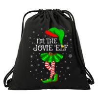 Matching Family Group I'm The Jovie Elf Christmas Drawstring Bag