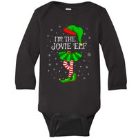 Matching Family Group I'm The Jovie Elf Christmas Baby Long Sleeve Bodysuit