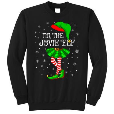 Matching Family Group I'm The Jovie Elf Christmas Tall Sweatshirt