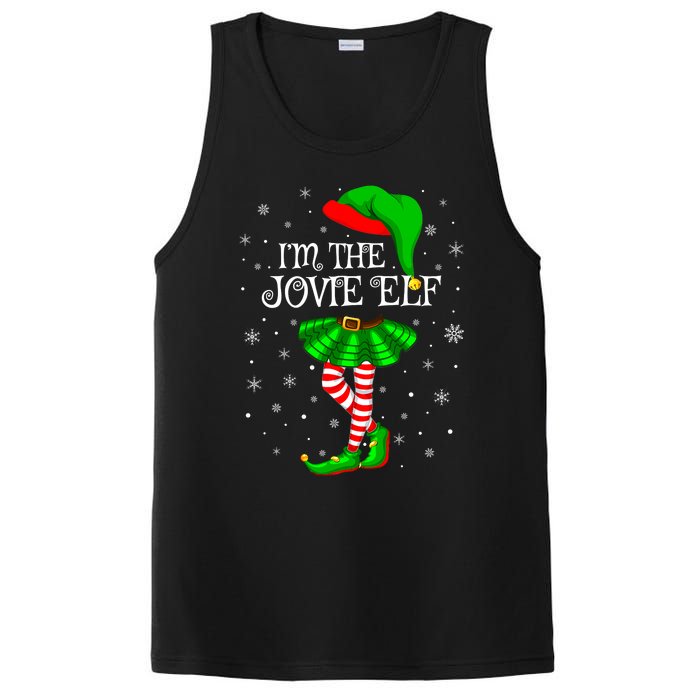 Matching Family Group I'm The Jovie Elf Christmas PosiCharge Competitor Tank