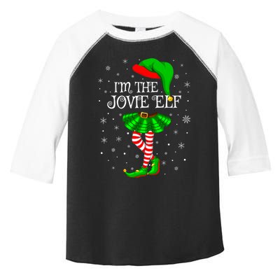 Matching Family Group I'm The Jovie Elf Christmas Toddler Fine Jersey T-Shirt