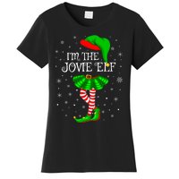 Matching Family Group I'm The Jovie Elf Christmas Women's T-Shirt