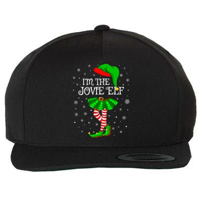 Matching Family Group I'm The Jovie Elf Christmas Wool Snapback Cap