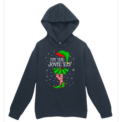 Matching Family Group I'm The Jovie Elf Christmas Urban Pullover Hoodie