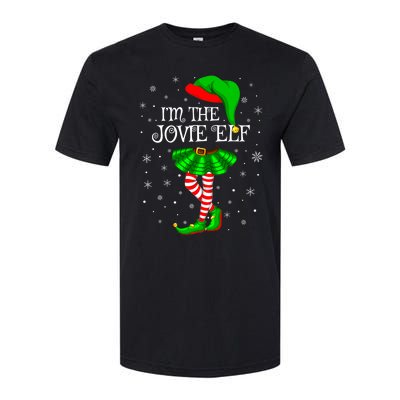 Matching Family Group I'm The Jovie Elf Christmas Softstyle CVC T-Shirt