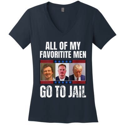 My Favorite Go To Jail Women's V-Neck T-Shirt