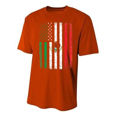 Mexico Flag Gift Usa American Mexican Independence Day Gift Performance Sprint T-Shirt