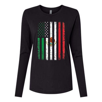 Mexico Flag Gift Usa American Mexican Independence Day Gift Womens Cotton Relaxed Long Sleeve T-Shirt