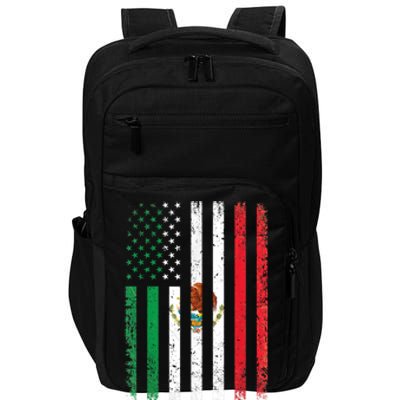 Mexico Flag Gift Usa American Mexican Independence Day Gift Impact Tech Backpack