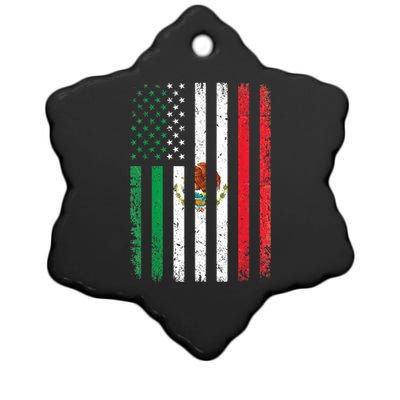 Mexico Flag Gift Usa American Mexican Independence Day Gift Ceramic Star Ornament