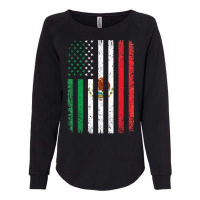 Mexico Flag Gift Usa American Mexican Independence Day Gift Womens California Wash Sweatshirt