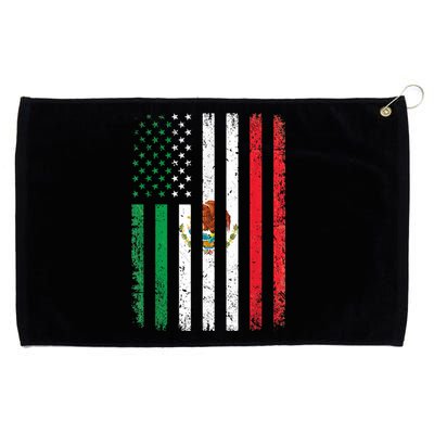 Mexico Flag Gift Usa American Mexican Independence Day Gift Grommeted Golf Towel