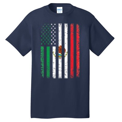 Mexico Flag Gift Usa American Mexican Independence Day Gift Tall T-Shirt