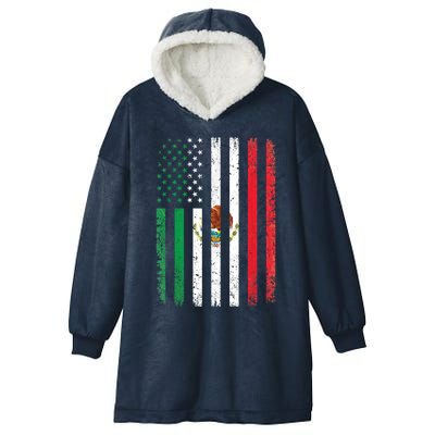 Mexico Flag Gift Usa American Mexican Independence Day Gift Hooded Wearable Blanket