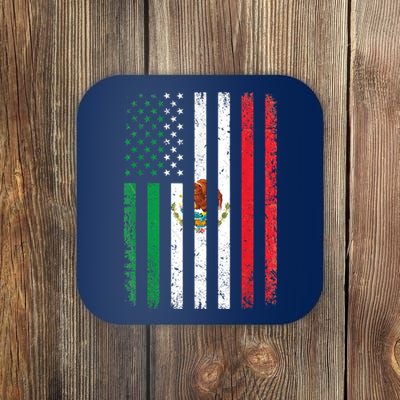 Mexico Flag Gift Usa American Mexican Independence Day Gift Coaster