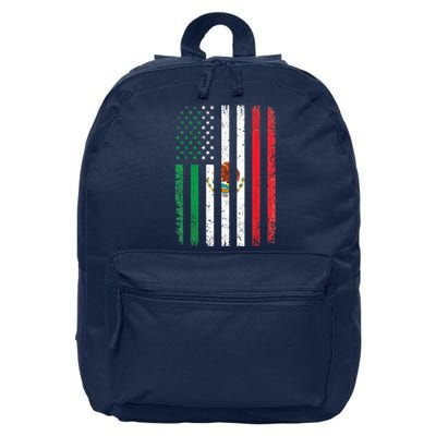 Mexico Flag Gift Usa American Mexican Independence Day Gift 16 in Basic Backpack