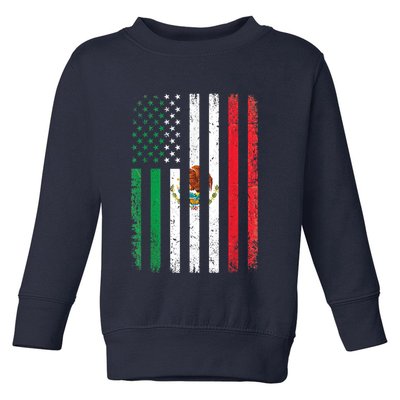 Mexico Flag Gift Usa American Mexican Independence Day Gift Toddler Sweatshirt