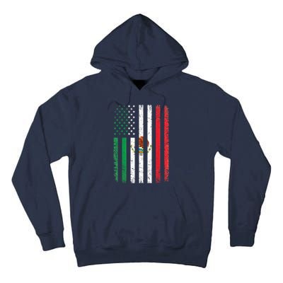 Mexico Flag Gift Usa American Mexican Independence Day Gift Tall Hoodie