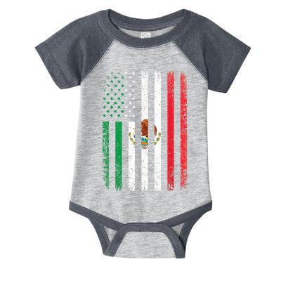 Mexico Flag Gift Usa American Mexican Independence Day Gift Infant Baby Jersey Bodysuit