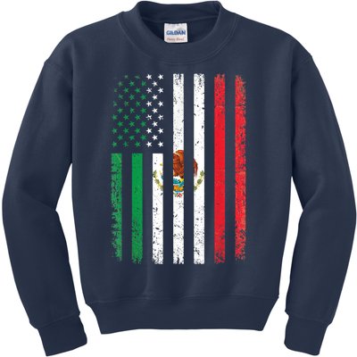 Mexico Flag Gift Usa American Mexican Independence Day Gift Kids Sweatshirt