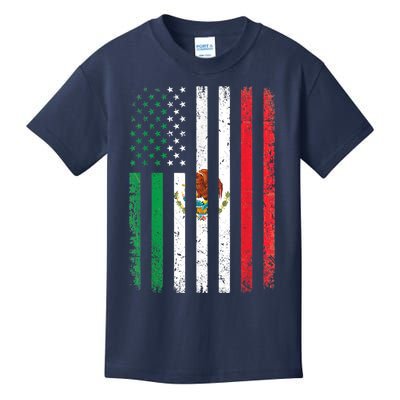 Mexico Flag Gift Usa American Mexican Independence Day Gift Kids T-Shirt