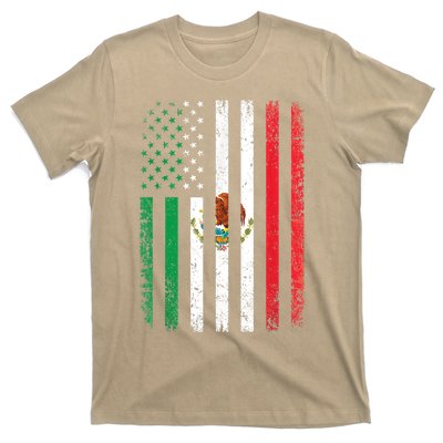 Mexico Flag Gift Usa American Mexican Independence Day Gift T-Shirt