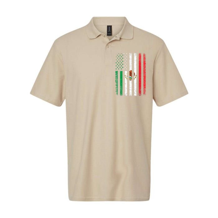 Mexico Flag Gift Usa American Mexican Independence Day Gift Softstyle Adult Sport Polo