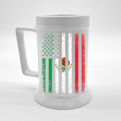 Mexico Flag Gift Usa American Mexican Independence Day Gift Beer Stein