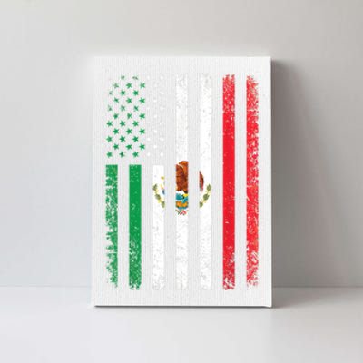 Mexico Flag Gift Usa American Mexican Independence Day Gift Canvas