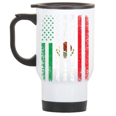 Mexico Flag Gift Usa American Mexican Independence Day Gift Stainless Steel Travel Mug