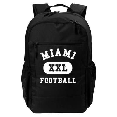 Miami Football Gift For Fan Sport Daily Commute Backpack